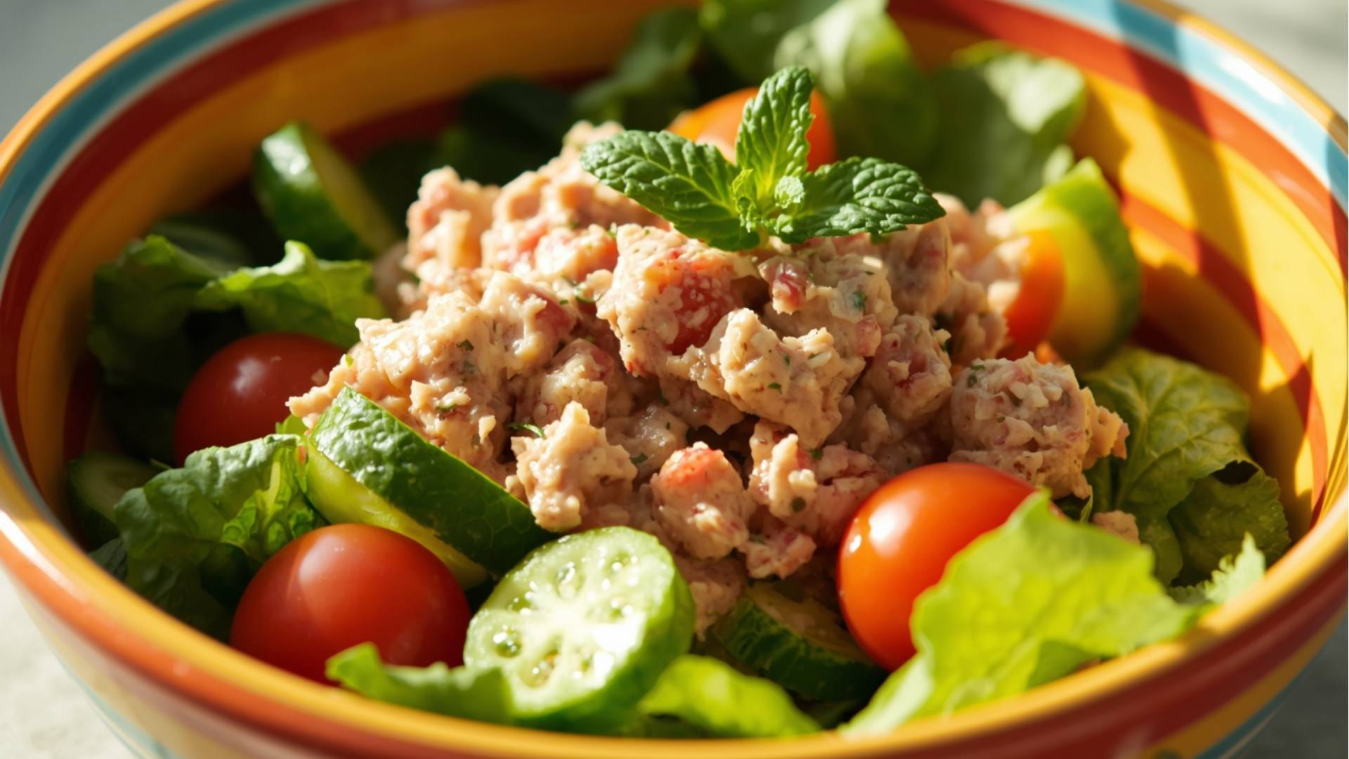 Tuna Cucumber Salad